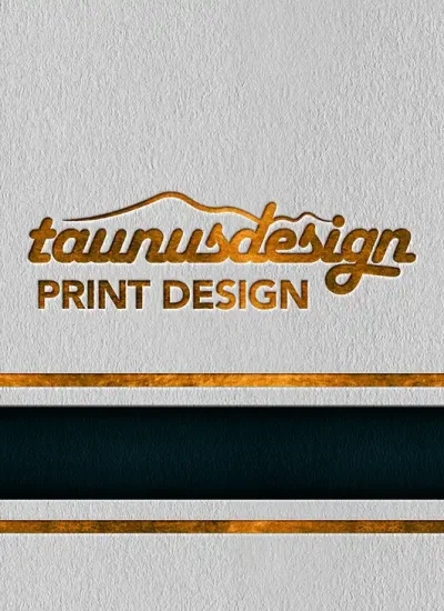 Printdesign_Promo taunusdesign - Printdesign in jedem Format und für sämtliche Medien und Oberflächen, vom Design bis zum Druck Grafikdesign, Webdesign, Logodesign, Brand Design, Videobearbeitung und Print Design im Taunus, Wiesbaden, Frankfurt, Mainz und deutschlandweit